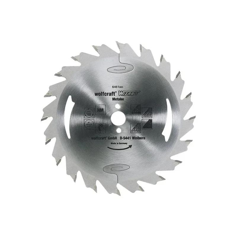 Wolfcraft pilový kotouč – podélné řezy ø184x16 Z24 6473000 Omezená Nabídka