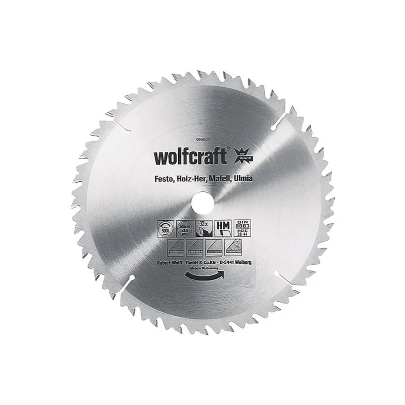 Wolfcraft pilový kotouč pro cirkulárky středně hrubé řezy,pr. 350x30 Z32 6666000 Časově Omezené