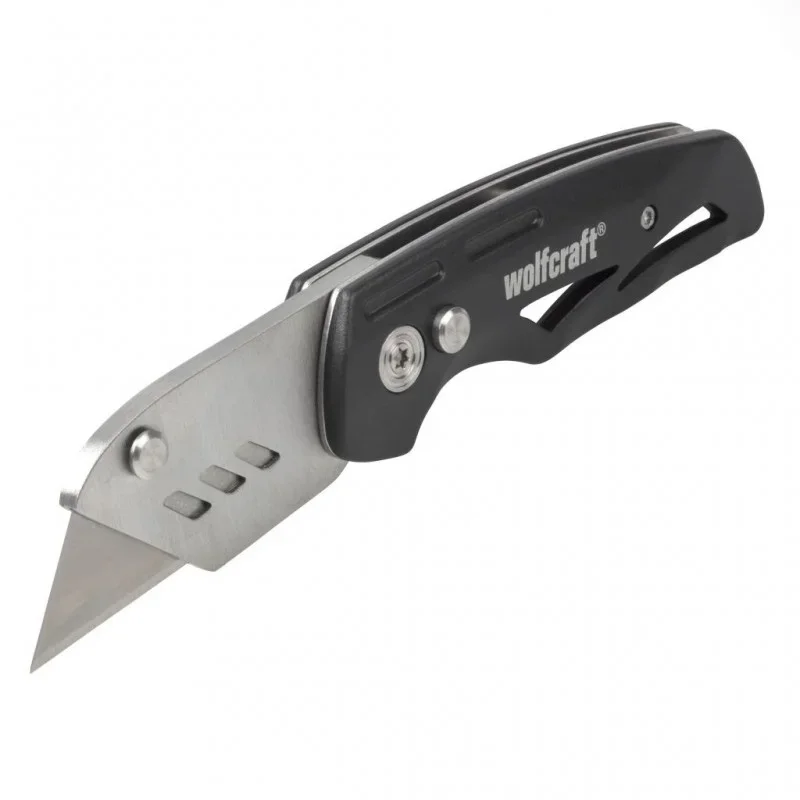 Zlevněný Wolfcraft skládací nůž s trapézovou čepelí 4104000