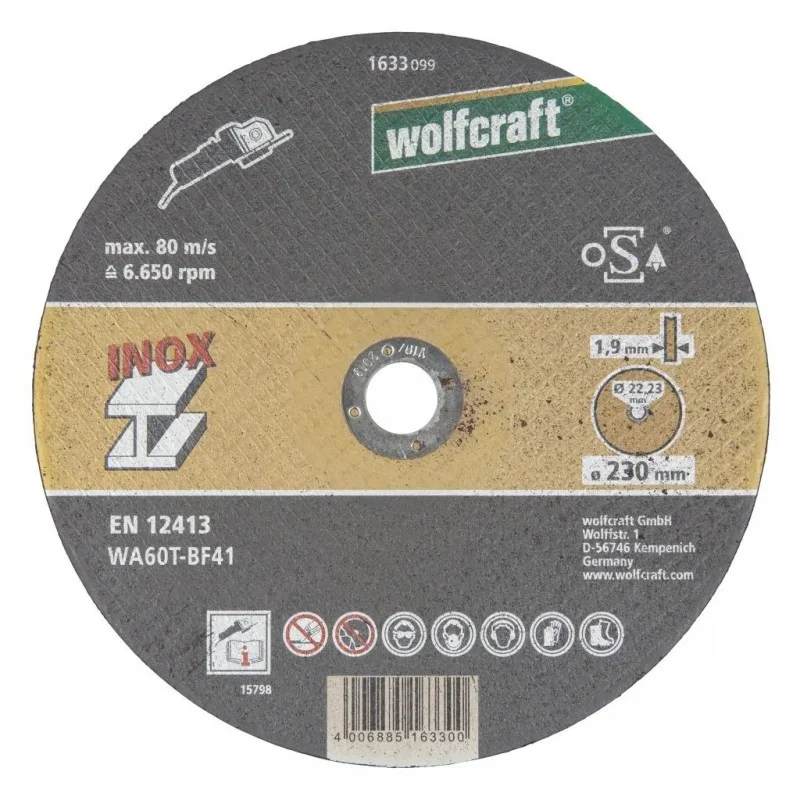 Wolfcraft řezací kotouč pro jemné řezání 1633099 Víkendová Akce