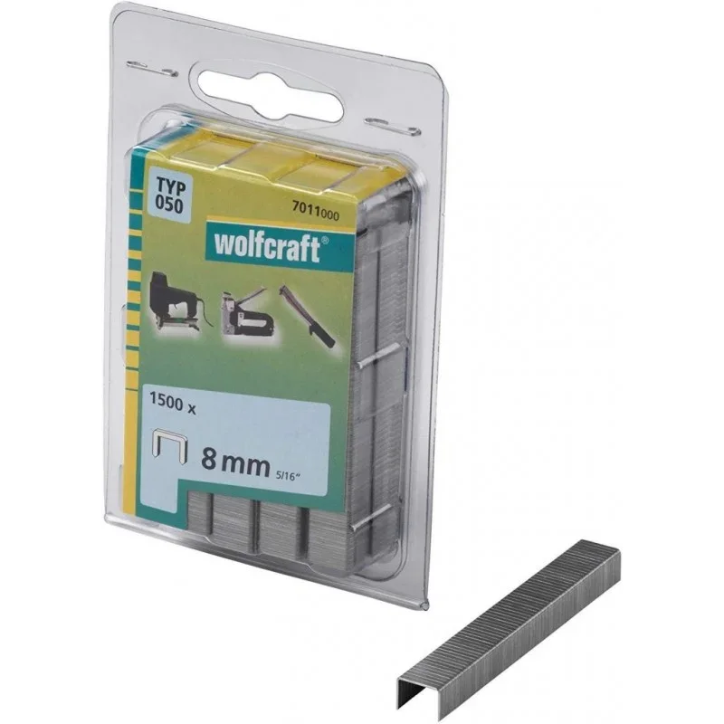 Wolfcraft Široké sponky do sponkovačky výška 8 mm 1400 ks 7011000 Akční Cena