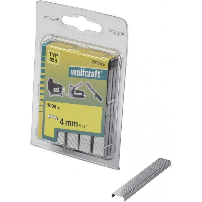 Wolfcraft Široké sponky do sponkovačky výška 4 mm 3000 ks 7015000 Ihned K Objednání