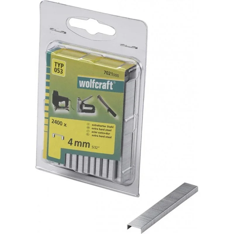 Výhodná Nabídka Wolfcraft Široké sponky do sponkovačky výška 4 mm 2400 ks 7021000