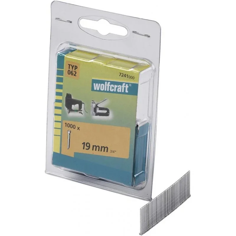 Wolfcraft Hřebíky délka 19 mm 1000 ks 7241000 Finální Výprodej