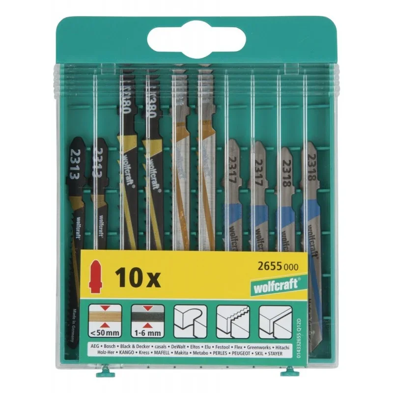 Wolfcraft 10 x pilové plátky 2655000 Sezónní Sleva