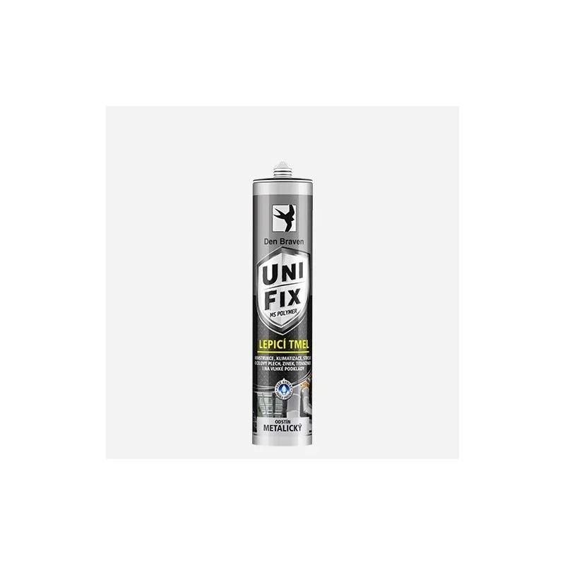 Den Braven MS UNIFIX METAL, kartuše 290 ml, šedá-metalická Novinka
