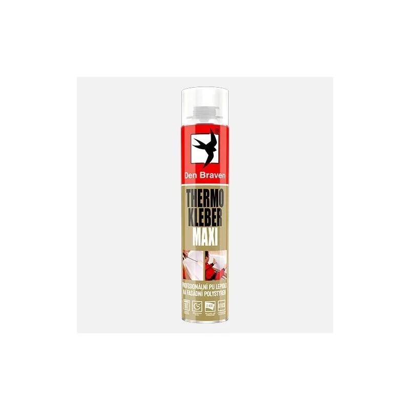 Super Cena Den Braven THERMO KLEBER MAXI, pistolová dóza 870 ml, žlutá