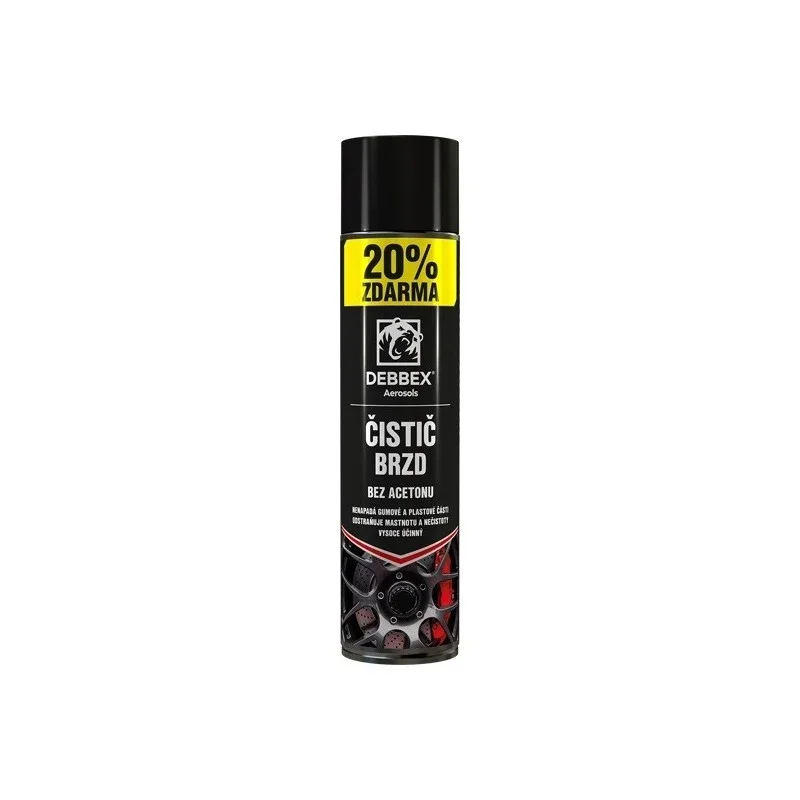 Poslední Šance Den Braven Čistič brzd bez acetonu, sprej 400 ml