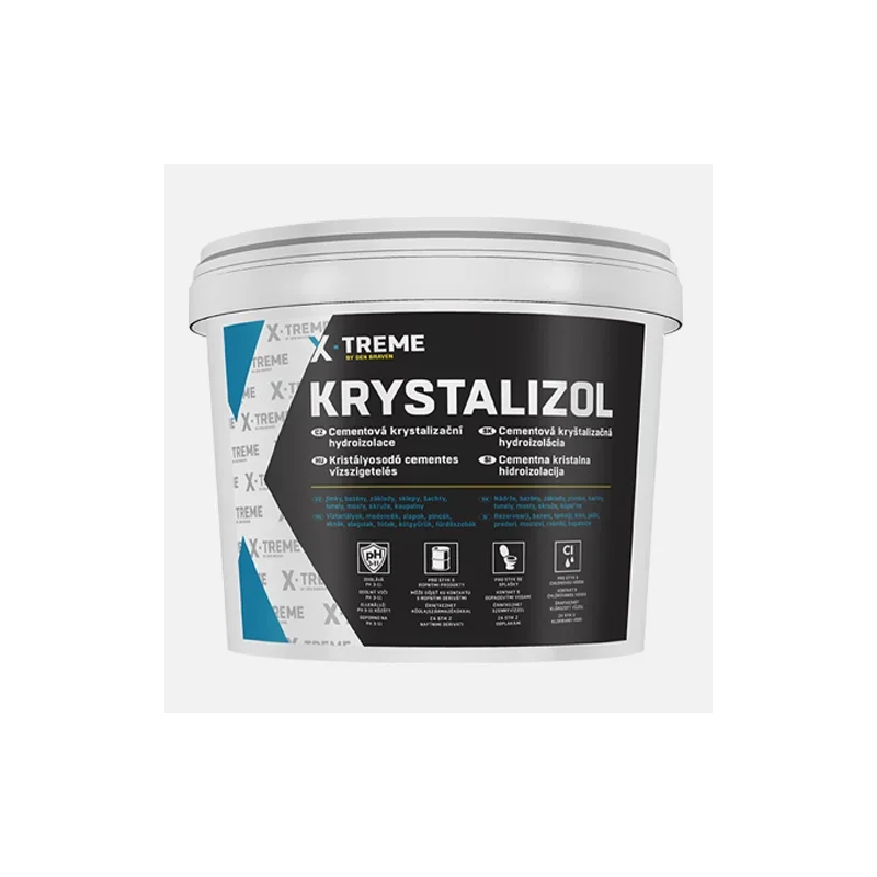 Časově Omezené Den Braven Cementová krystalizační hydroizolace Krystalizol, kbelík 5 kg, šedá