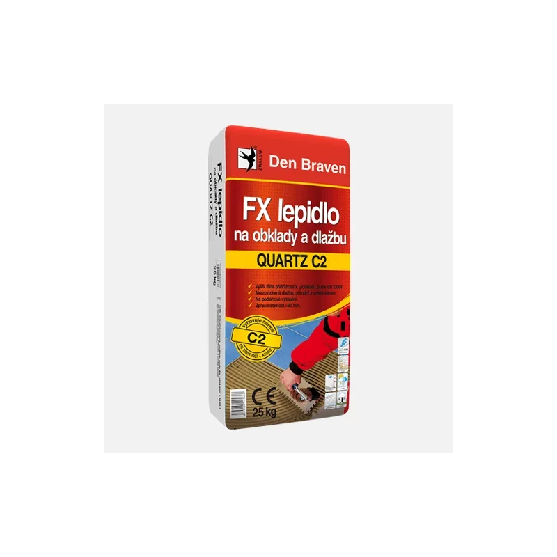 Den Braven FX lepidlo na obklady a dlažbu QUARTZ C2, pytel 25 kg Cenová Bomba