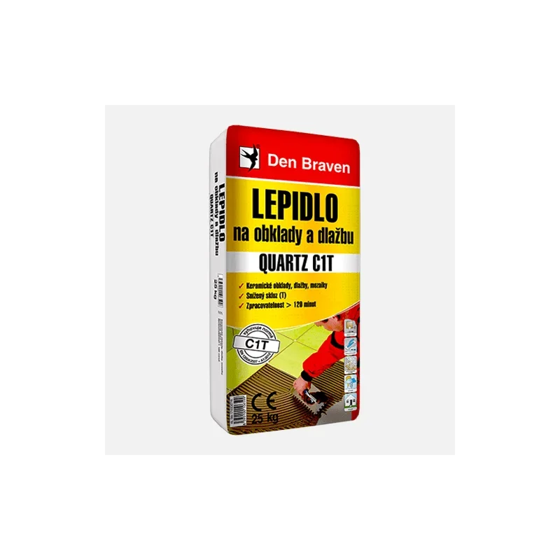 Sleva Den Braven Lepidlo na obklady a dlažbu QUARTZ C1T, pytel 25 kg