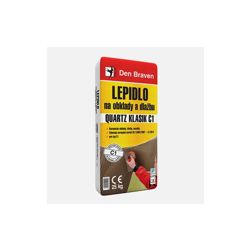 Den Braven Lepidlo na obklady a dlažbu QUARTZ KLASIK C1, pytel 25 kg Horká Nabídka