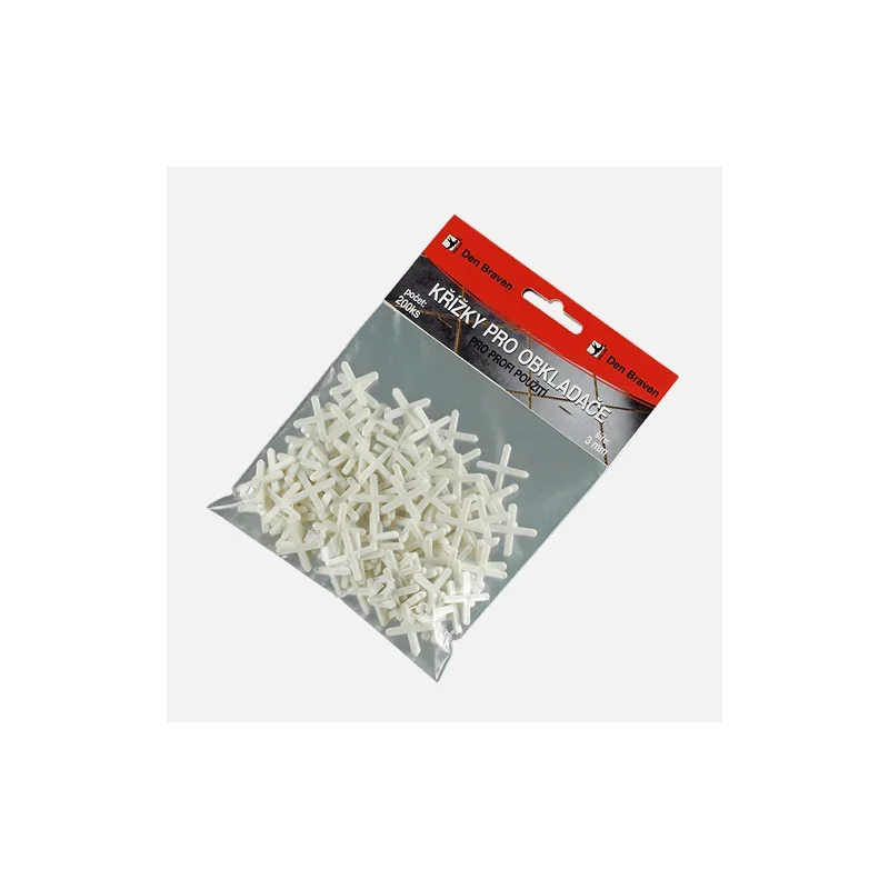 Dokud Zásoby Vydrží Den Braven Křížky pro obkladače, 2 mm, 200 ks, bílé