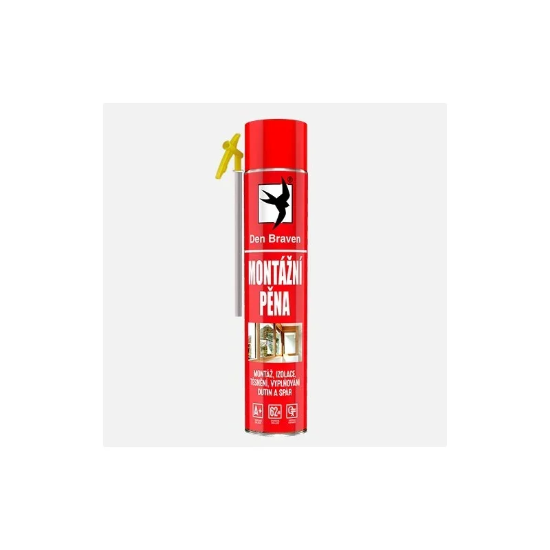 Den Braven Montážní pěna, trubičková dóza 750 ml, zelená Sleva