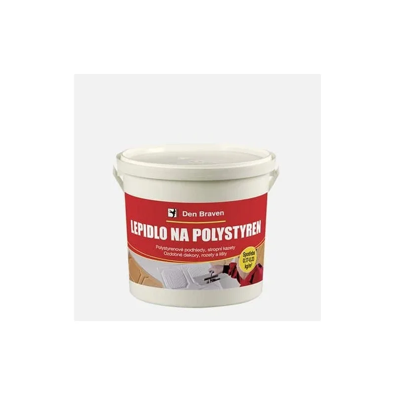 Den Braven Lepidlo na polystyren, kelímek 1 kg Top Prodej