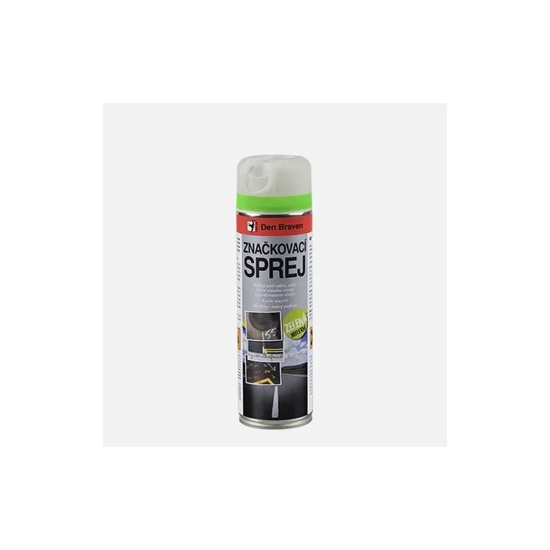 Nakupujte Hned Den Braven Značkovací sprej, sprej 500 ml, zelená-reflexní