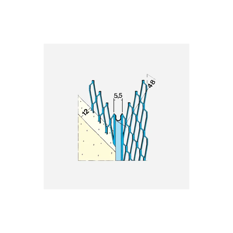 Přímo Od Výrobce Den Braven Roh zaoblený 1038 Z, 3 m x 12 mm, kovový