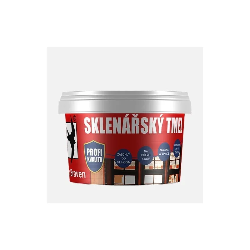 Akce Den Braven Sklenářský tmel, kbelík 10 kg, béžový