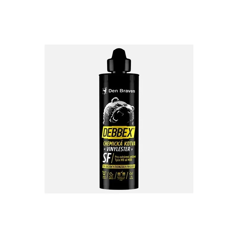 Den Braven Chemická kotva VINYLESTER SF, kartuše 380 ml, šedá Horká Nabídka