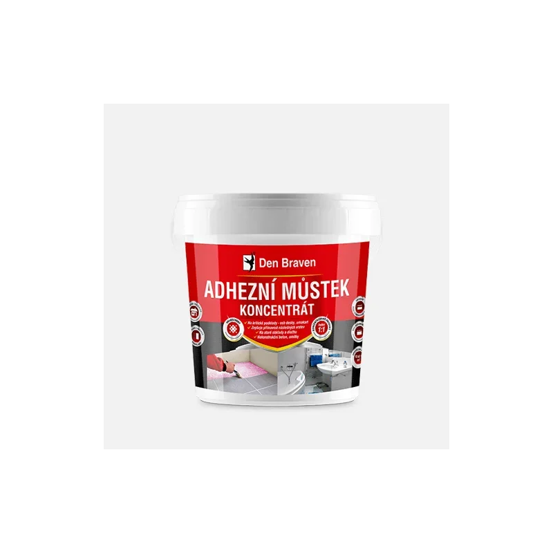 Den Braven Adhezní můstek koncentrát, kbelík 2,5 kg, růžový Ověřený