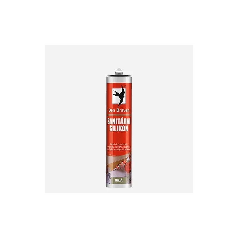 Super Cena Den Braven Sanitární silikon, kartuše 280 ml, světle šedý - manhattan