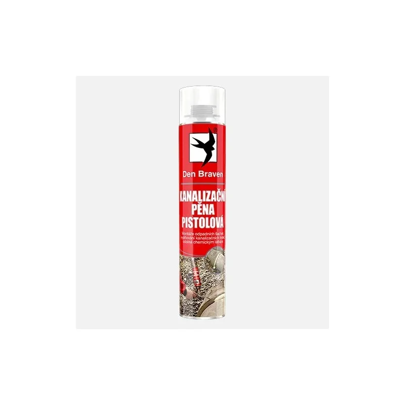 Nízká Cena Den Braven Kanalizační pěna, pistolová dóza 750 ml, zelená