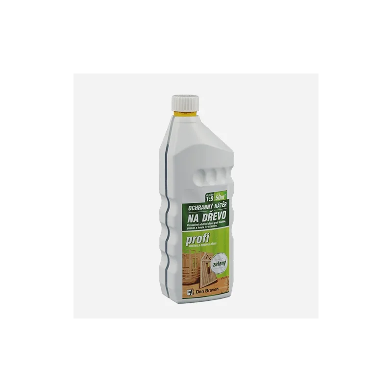 Zlevněný Den Braven Ochranný nátěr na dřevo PROFI, láhev 1 kg, hnědý