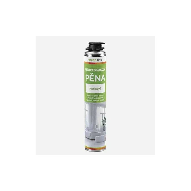 Cenový Hit Den Braven Nízkoexpanzní pěna Green line, pistolová dóza 750 ml, zelená