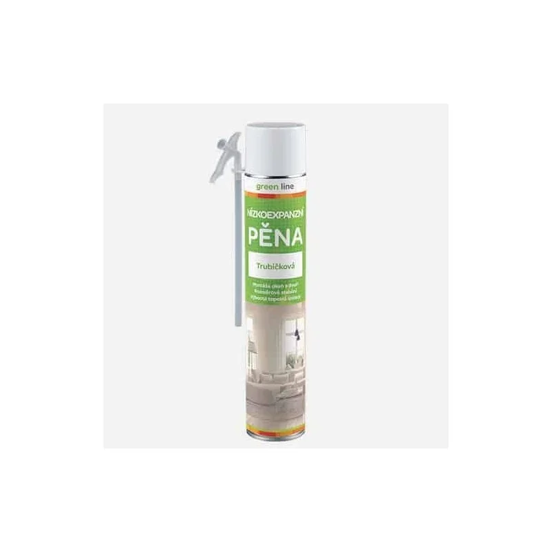 Značkový Den Braven Nízkoexpanzní pěna Green line, trubičková dóza 750 ml, žlutá