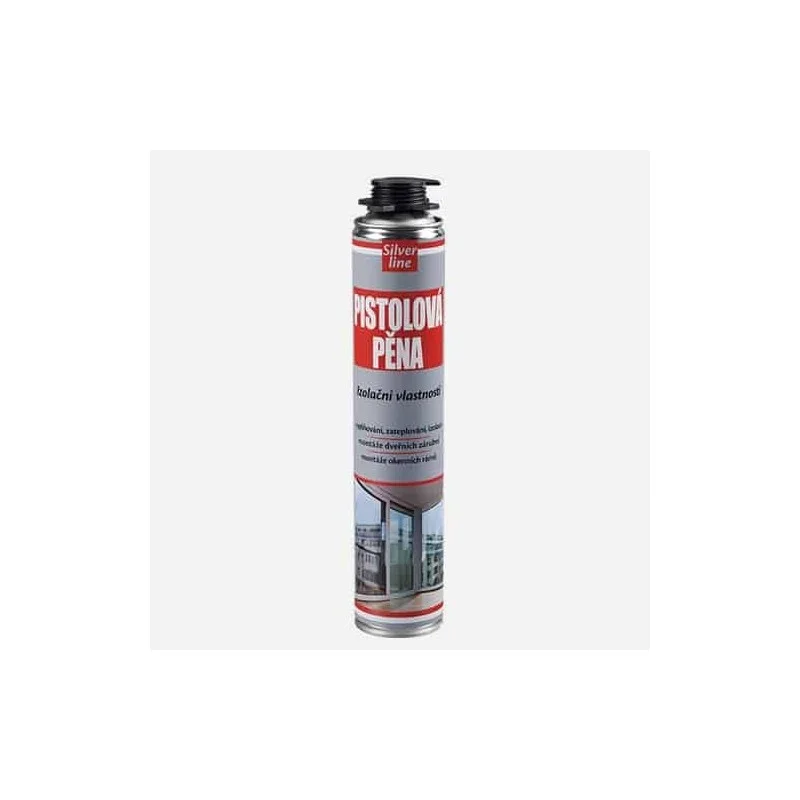 Originální Den Braven Pistolová pěna Silver line, pistolová dóza 750 ml, žlutá