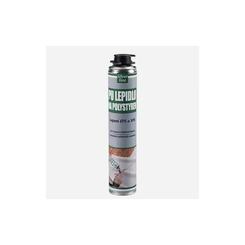 Autentický Den Braven PU lepidlo na polystyren Silver line, pistolová dóza 750 ml, žlutá