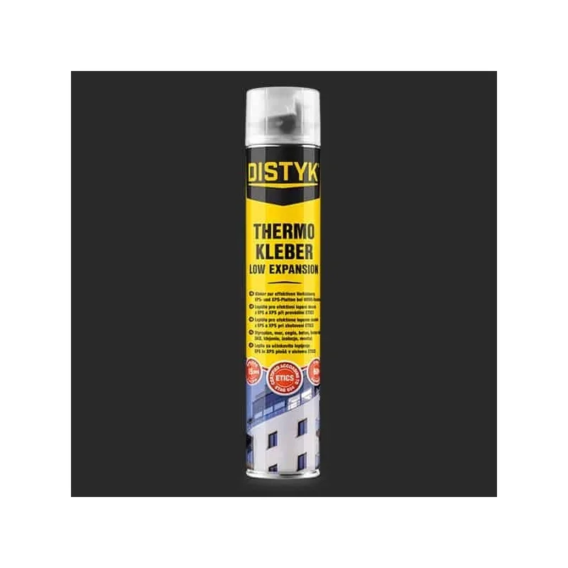 THERMO KLEBER PISTOLOVÁ Distyk nízkoexpanzní, pistolová dóza 750 ml, žlutá Autentický