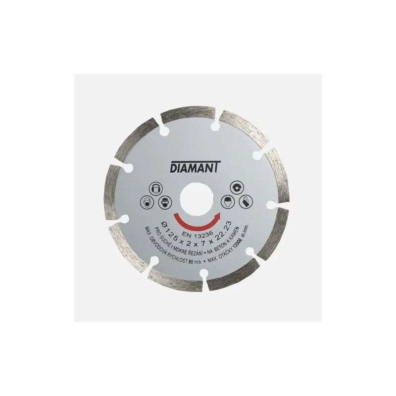 Den Braven Diamantový kotouč segmentový STANDARD, 115 mm Nejprodávanější