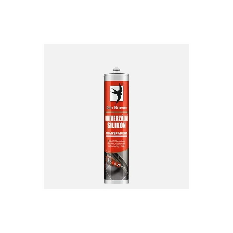 Cenová Bomba Den Braven Univerzální silikon, kartuše 280 ml, transparentní