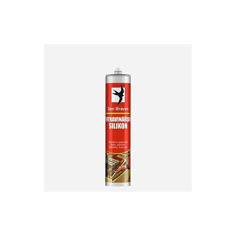 Den Braven Potravinářský silikon, kartuše 280 ml, transparentní Top Prodej