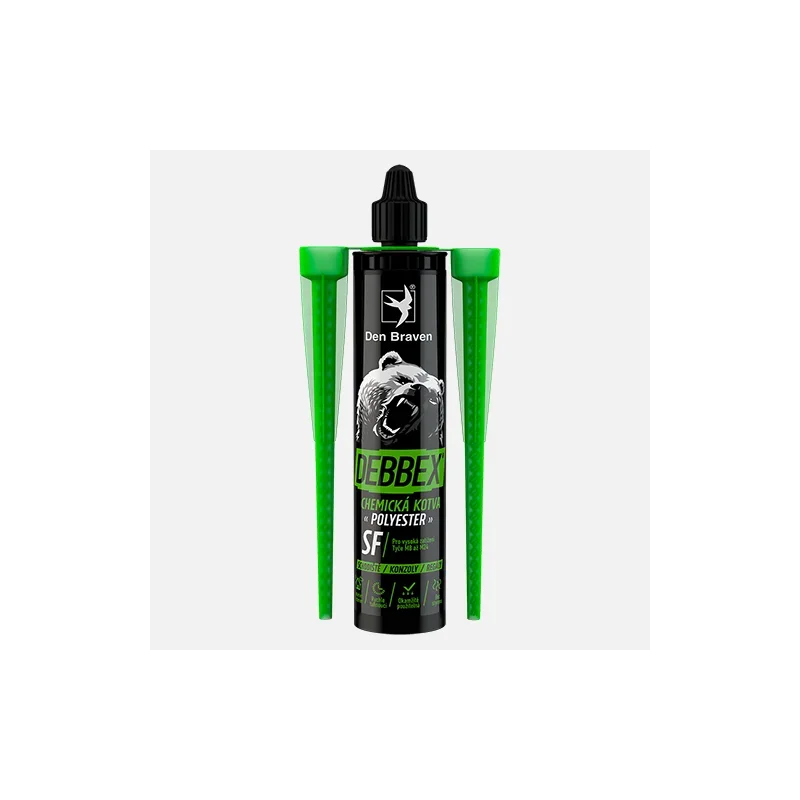 Top Prodej Den Braven Chemická kotva bez styrenu POLYESTER SF, kartuše 280 ml, šedá