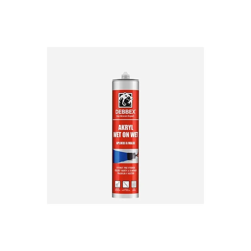 Omezená Nabídka Den Braven Akryl Wet on Wet, kartuše 310 ml, bílá