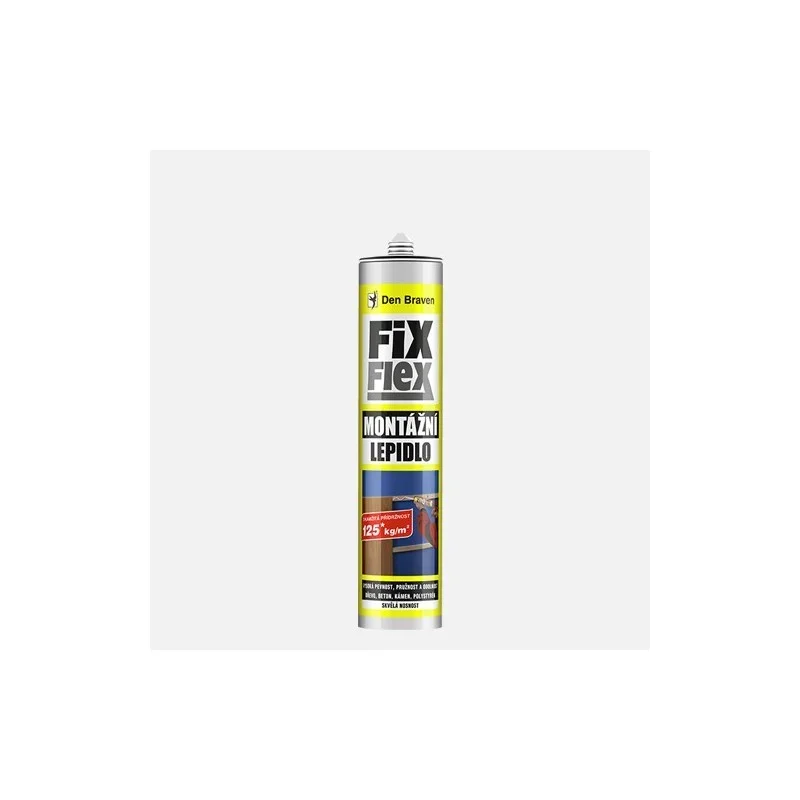 Den Braven Montážní lepidlo FIX FLEX, kartuše 310 ml Akční Nabídka