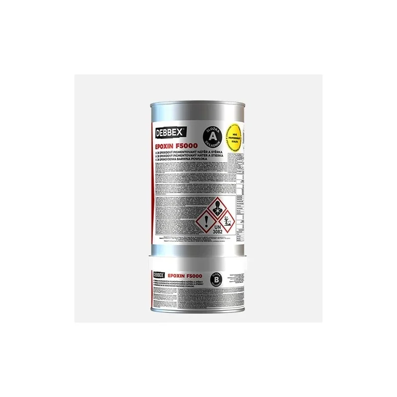 Den Braven EPOXIN F5000, sada plechovek 5 + 1 kg, slonová kost světlá RAL 1015 Víkendová Akce