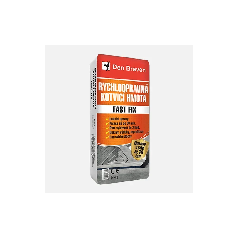 Speciální Cena Rychloopravná kotvicí hmota FAST FIX, pytel 5 kg