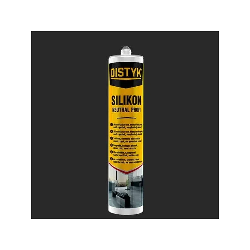 Sezónní Sleva NEUTRÁLNÍ SILIKON PROFI Distyk / SILIKON NEUTRAL PROFI, kartuše 280 ml, transparentní