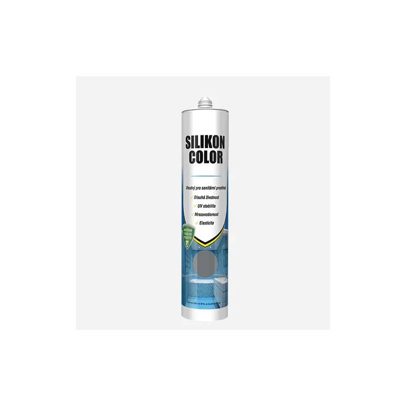 Jen Po Omezenou Doba Den Braven Silikon COLOR, kartuše 280 ml, šedá