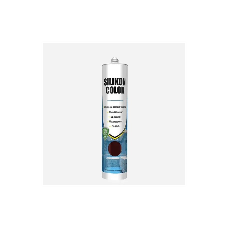 Den Braven Silikon COLOR, kartuše 280 ml, tmavě hnědá Kup Teď
