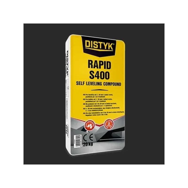 Cenově Výhodný SAMONIVELAČNÍ HMOTA NA PODLAHY RAPID S400 Distyk, pytel 20 kg, šedá