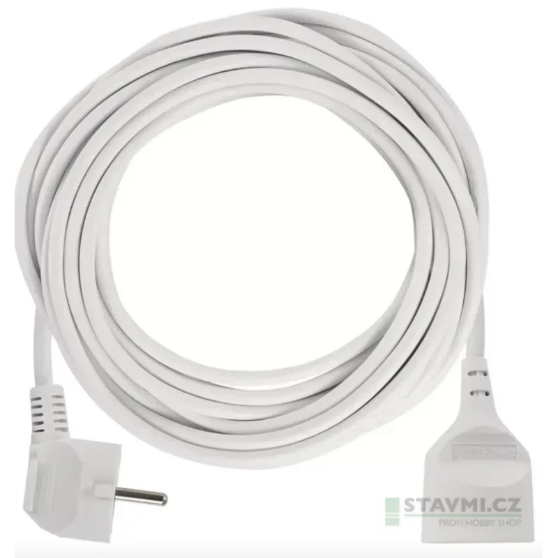 Prodlužovací kabel 10 m / 1 zásuvka / bílý / PVC / 1 mm2 Nakupujte Hned