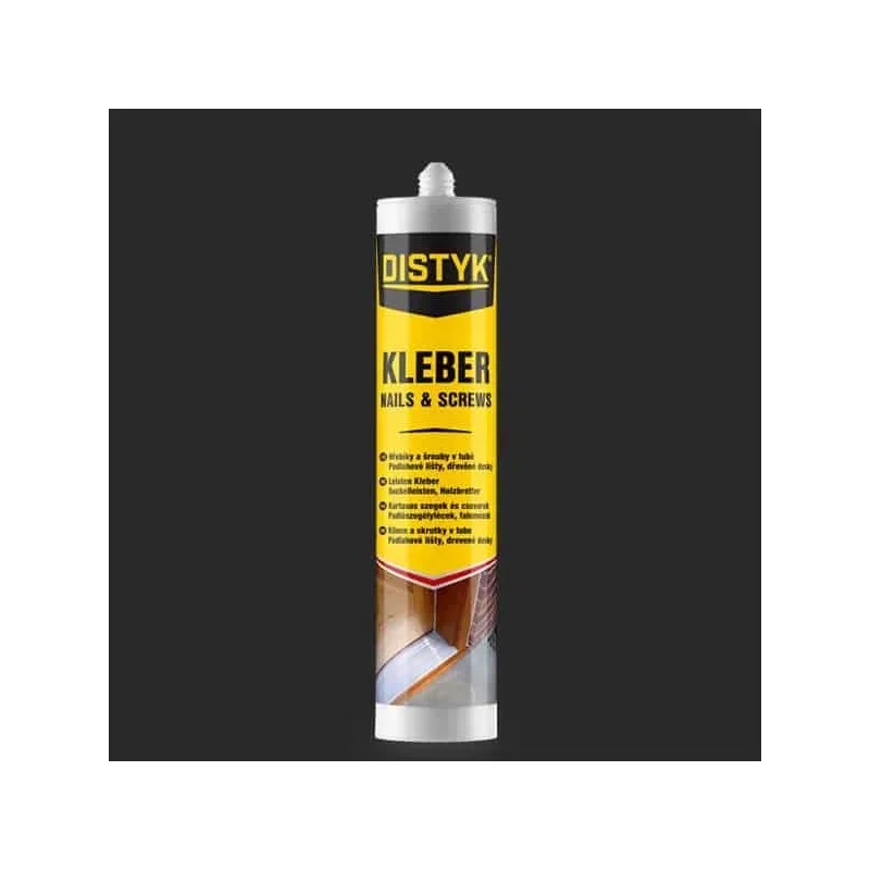 Kup Teď HŘEBÍKY A ŠROUBY V TUBĚ Distyk / KLEBER NAILS &- SCREWS, kartuše 310 ml, béžové