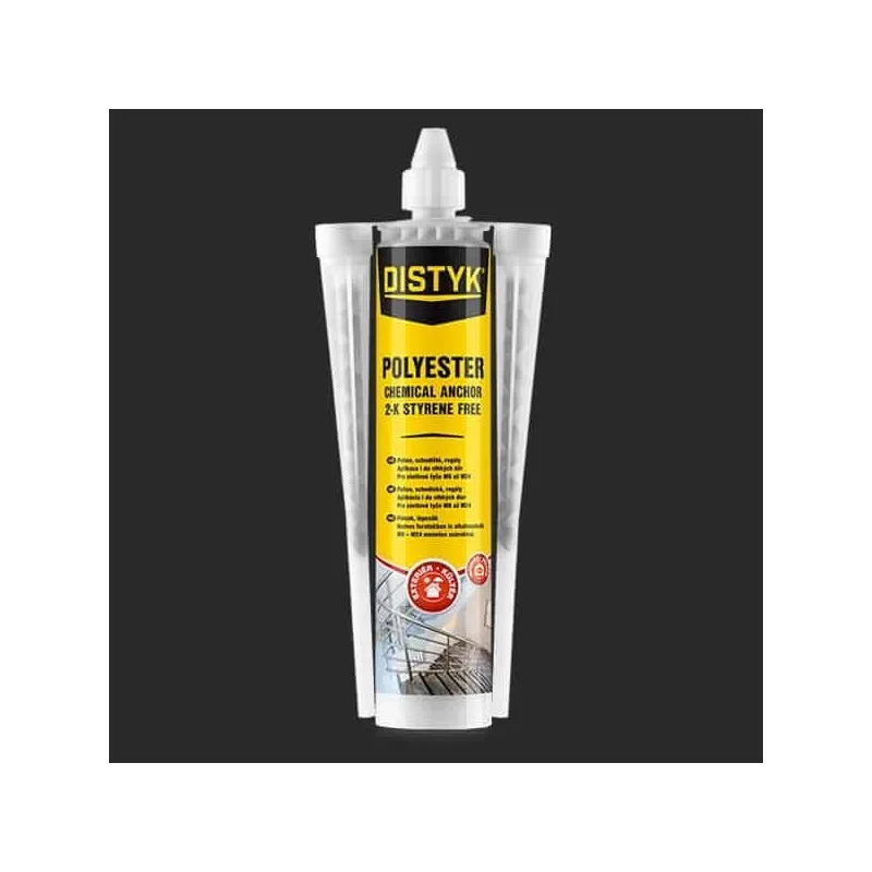 Cenový Hit Den Braven CHEMICKÁ KOTVA POLYESTER BEZ STYRENU Distyk, kartuše 300 ml, šedá