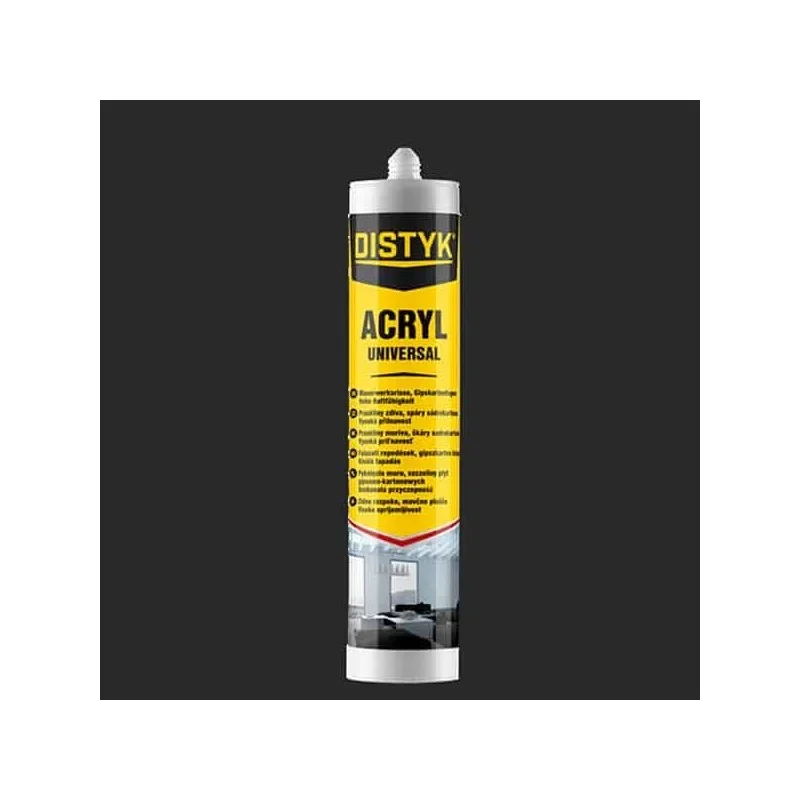 Den Braven AKRYLOVÝ TMEL UNIVERSAL Distyk / ACRYL UNIVERSAL, kartuše 280 ml, bílý Značkový