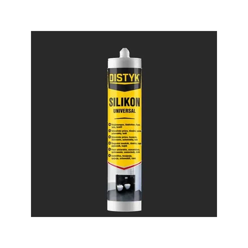 UNIVERZÁLNÍ SILIKON Distyk / SILIKON UNIVERSAL, kartuše 280 ml, transparentní Horká Nabídka