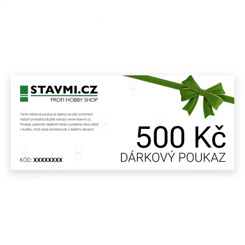 Dárkový poukaz 500,- Kč Akční Cena